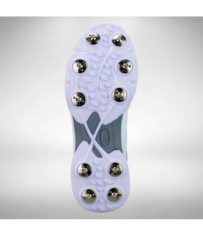 Kookaburra KC 2.0 Spike Cricket Shoes - Black/Orange (2021)